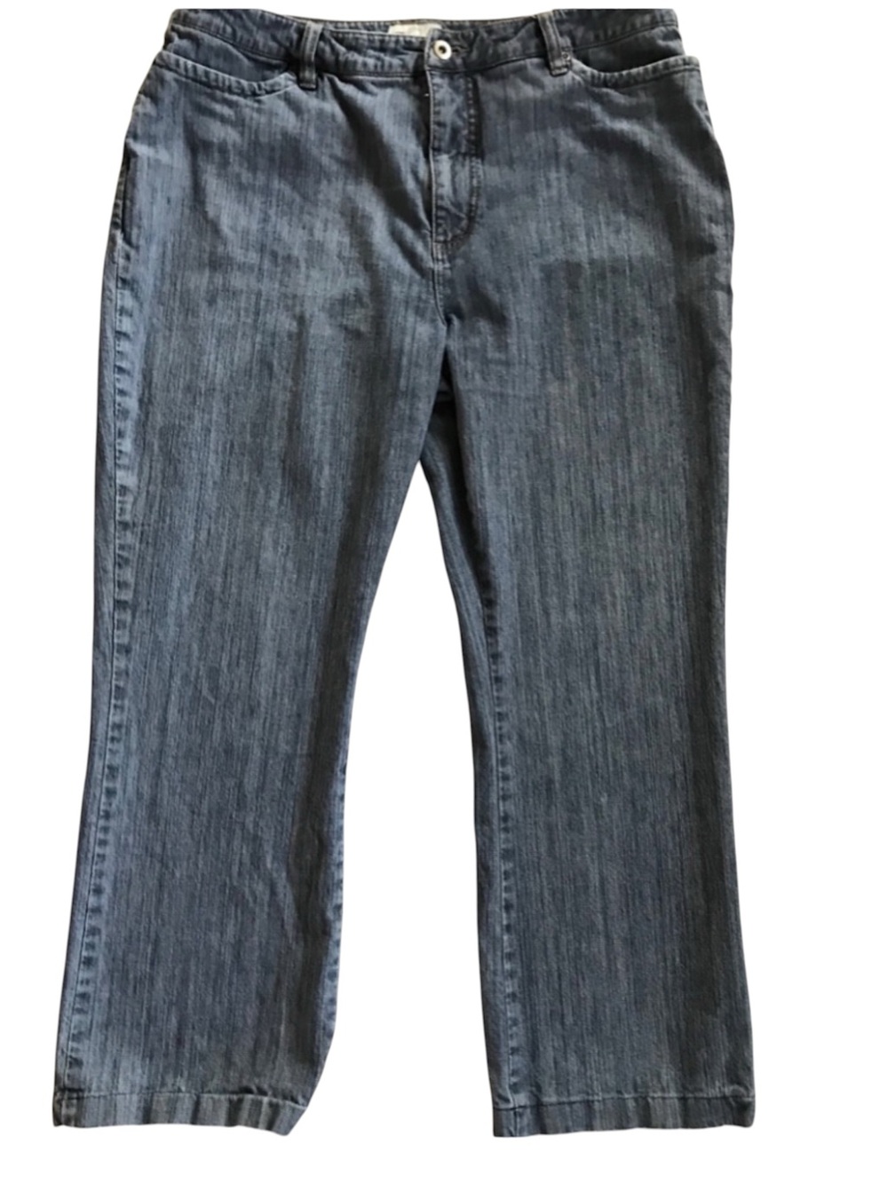 FDJ French Dressing Jeans Light Wash Blue Bootcut Stretch Denim Size 16